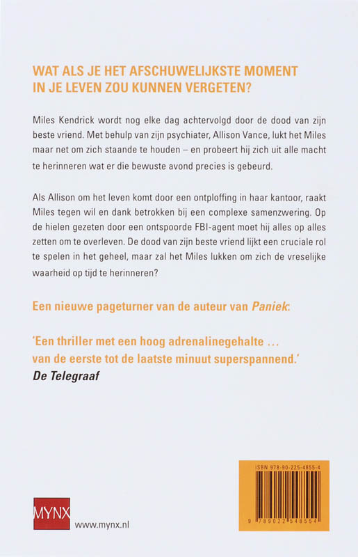 Achterkant van Angst