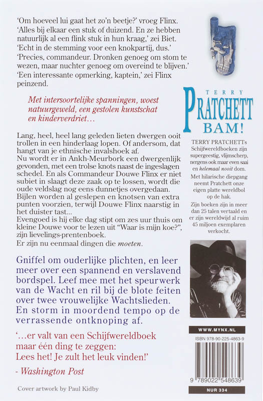 Achterkant van Bam!