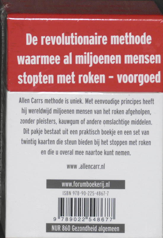 Achterkant van Ik stop!