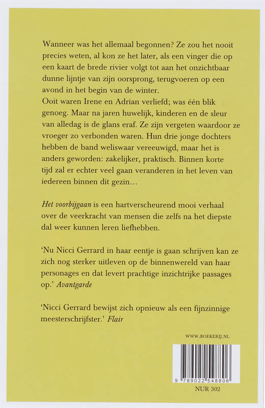 Achterkant van Het Voorbijgaan