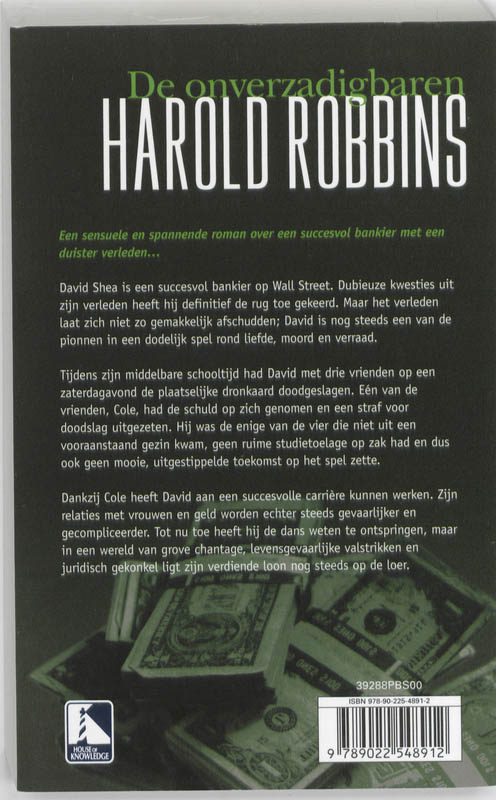 Achterkant van De onverzadigbaren