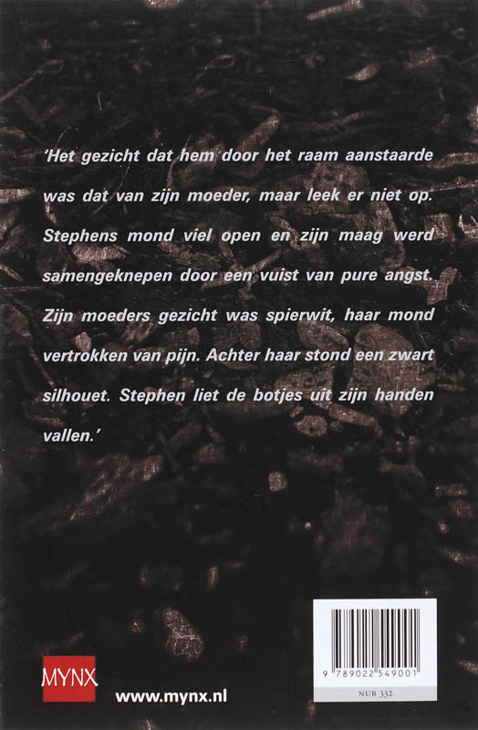 Achterkant van Zwarte vlucht