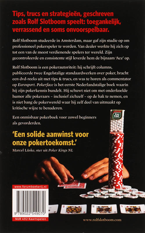 Achterkant van Pokerface
