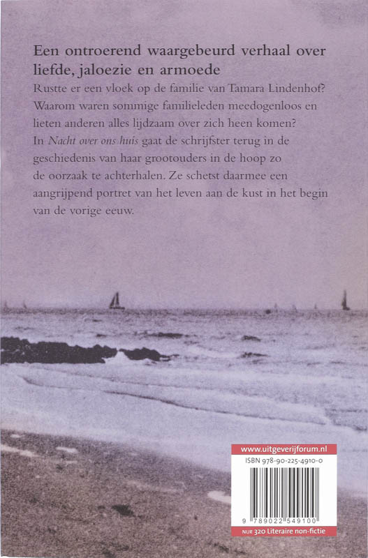Achterkant van Nacht over ons huis