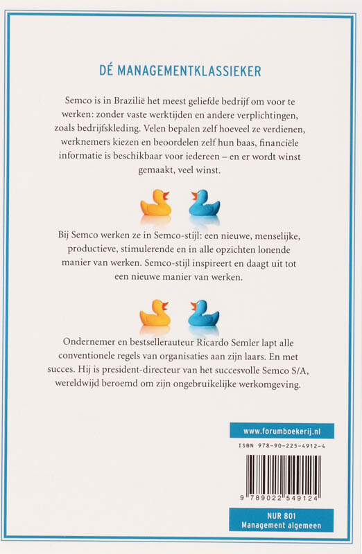 Achterkant van Semco-stijl