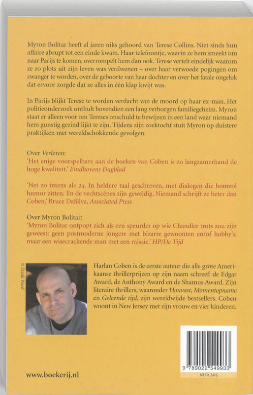 Achterkant van Verloren