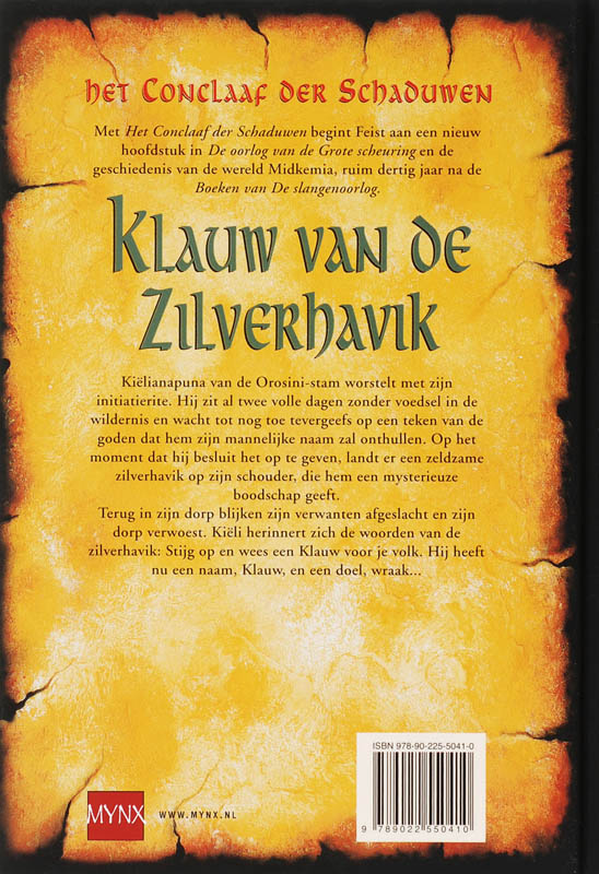 Achterkant van Klauw van de zilverhavik