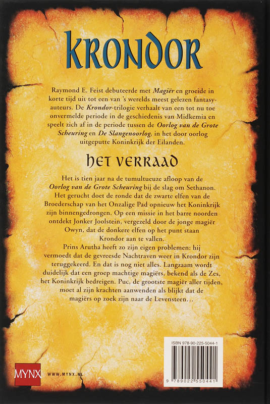 Achterkant van 1 Het verraad