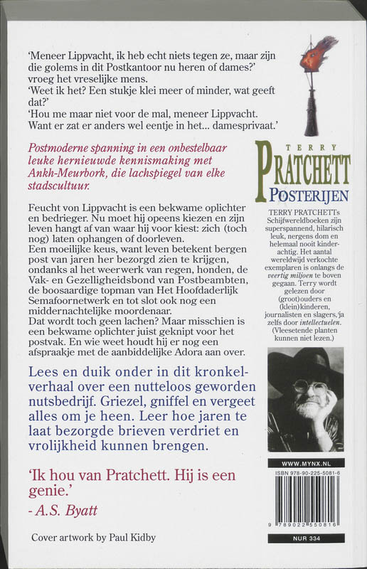 Achterkant van Posterijen