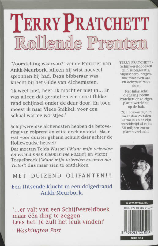 Achterkant van Rollende prenten