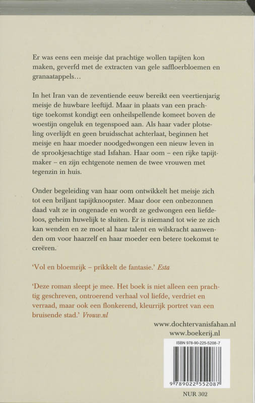 Achterkant van Dochter van Isfahan
