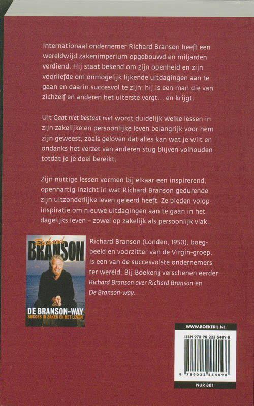 Achterkant van Gaat niet bestaat niet
