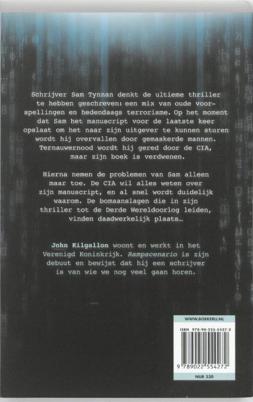 Achterkant van Rampscenario