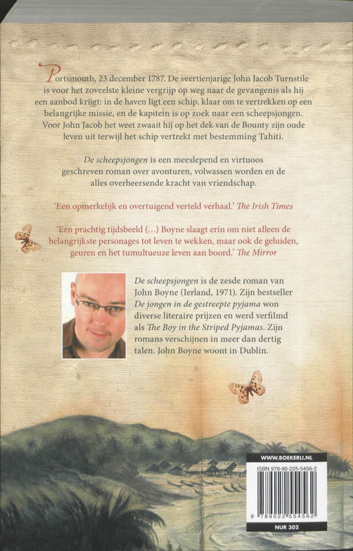Achterkant van De scheepsjongen