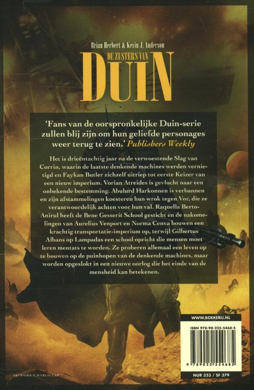 Achterkant van De Zusters van Duin