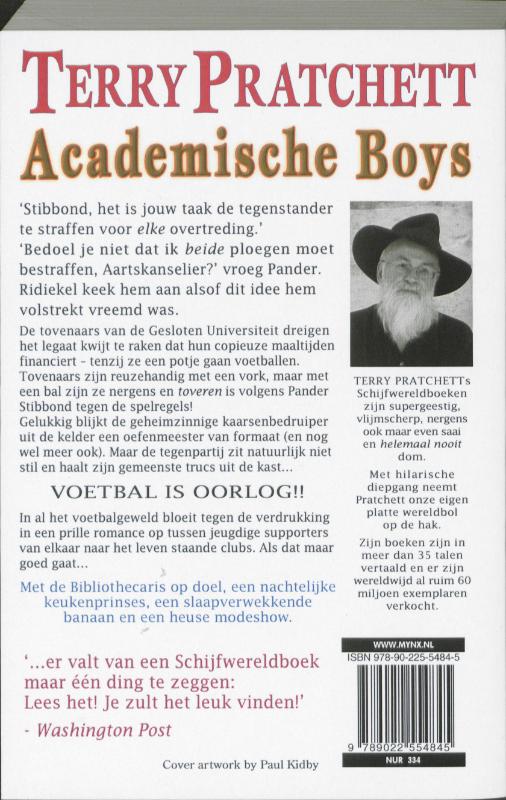Achterkant van Academische Boys
