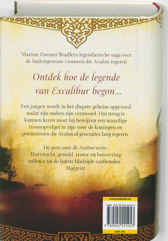 Achterkant van Wapen van Avalon