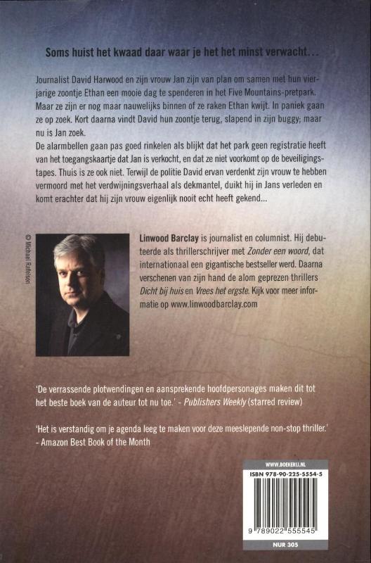 Achterkant van Kijk niet weg