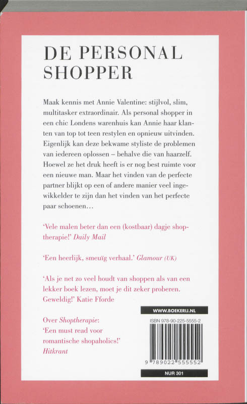 Achterkant van Personal shopper