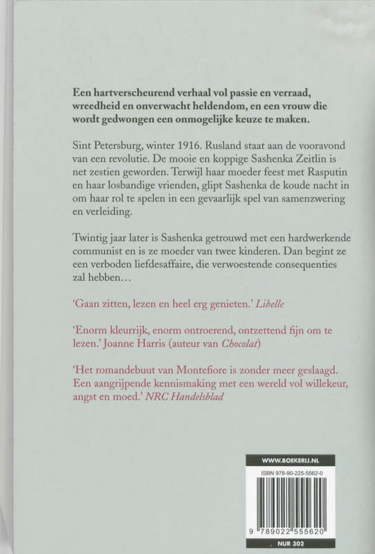 Achterkant van Sashenka