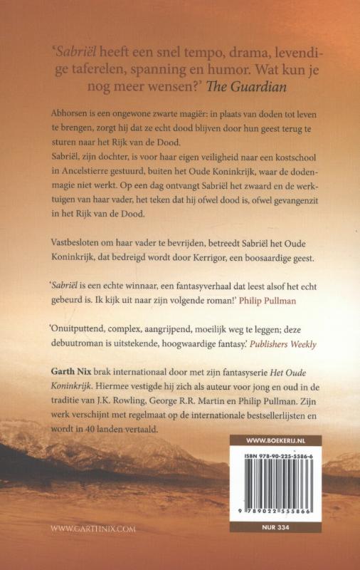 Achterkant van Sabriël