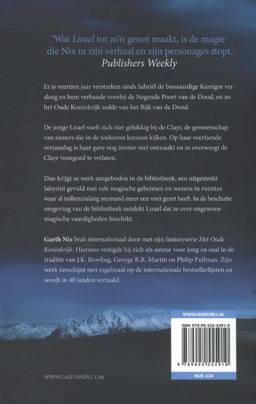 Achterkant van Lirael