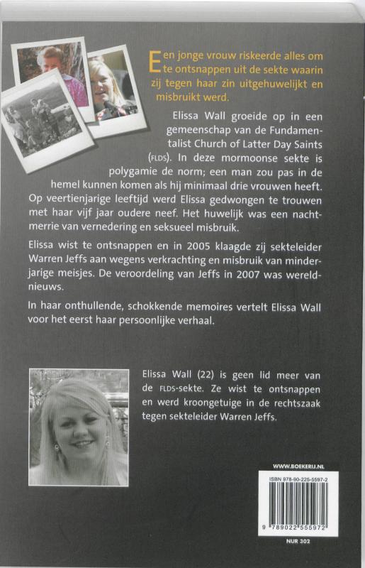Achterkant van Het begon toen ik 14 was