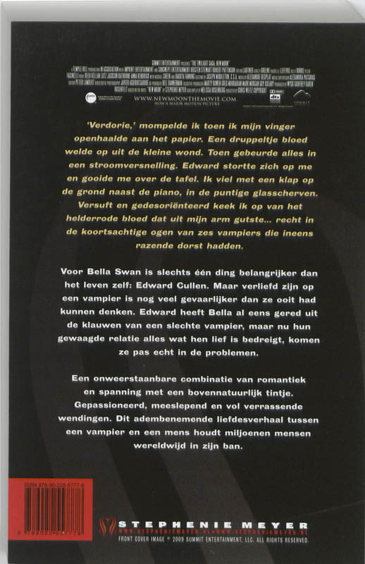 Achterkant van Nieuwe maan