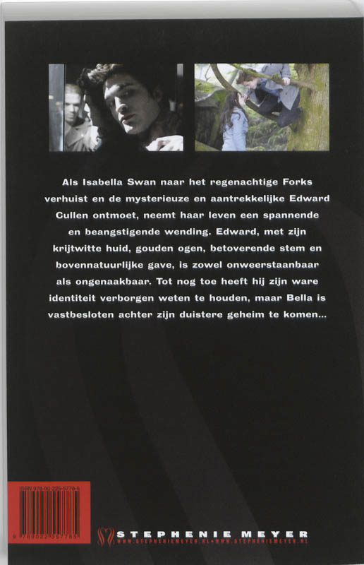 Achterkant van Twilight