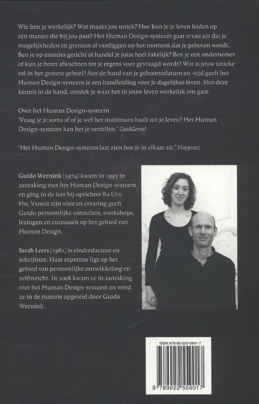 Achterkant van Human design