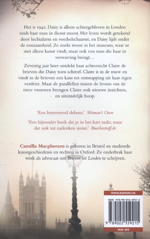 Achterkant van Brieven uit Londen