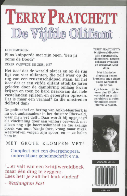 Achterkant van De Vijfde olifant