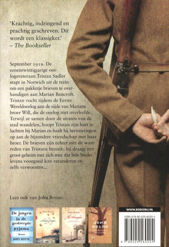 Achterkant van De witte veer