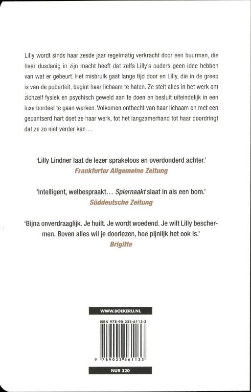 Achterkant van Spiernaakt