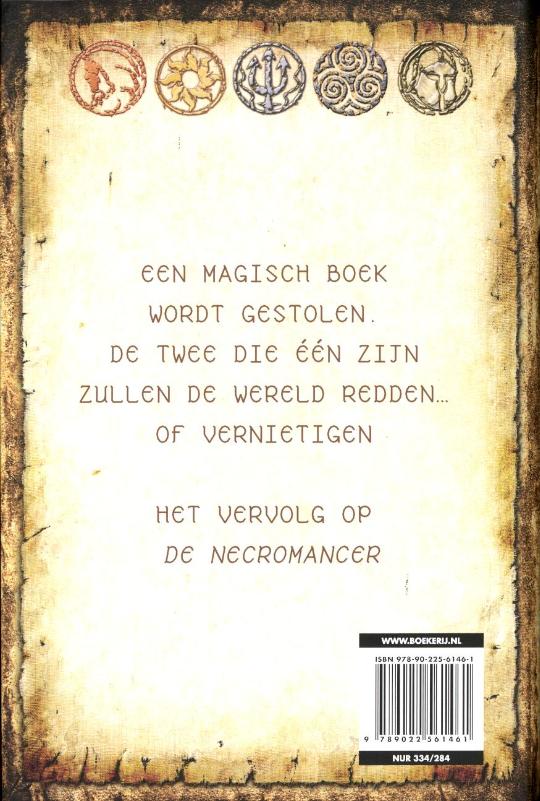 Achterkant van Warlock