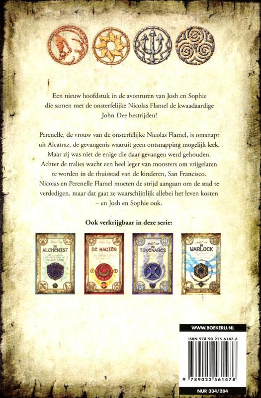 Achterkant van De necromancer