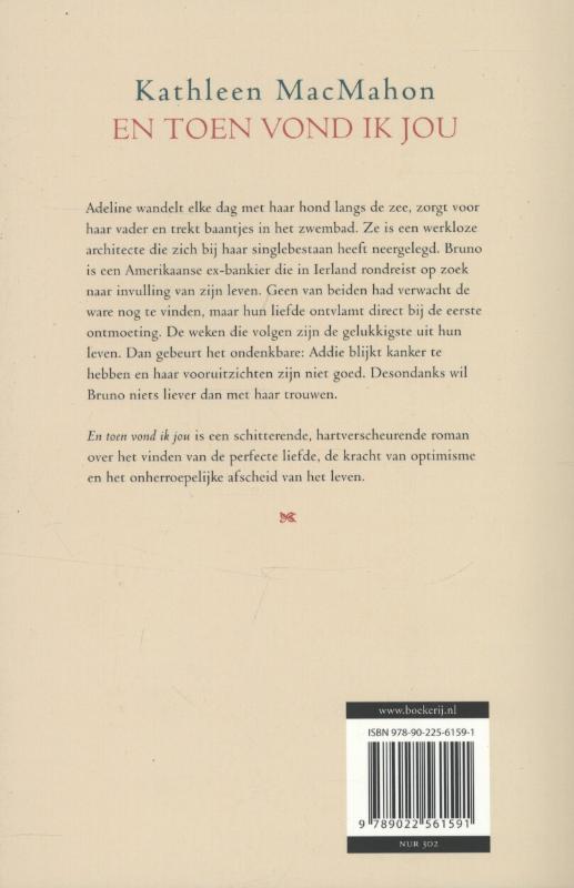 Achterkant van En toen vond ik jou