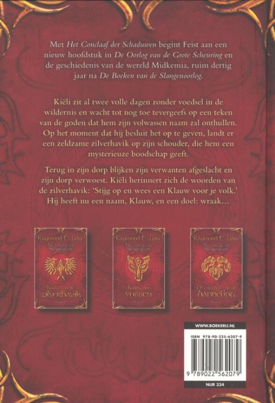 Achterkant van Klauw van de Zilverhavik