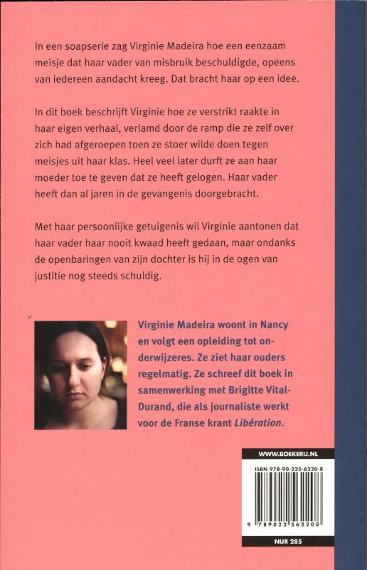 Achterkant van Ik heb gelogen