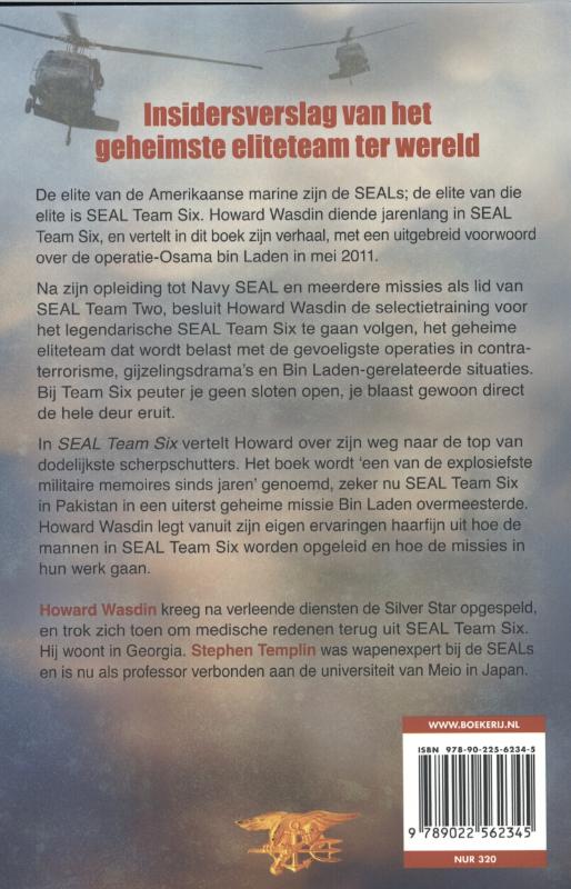 Achterkant van Seal team six