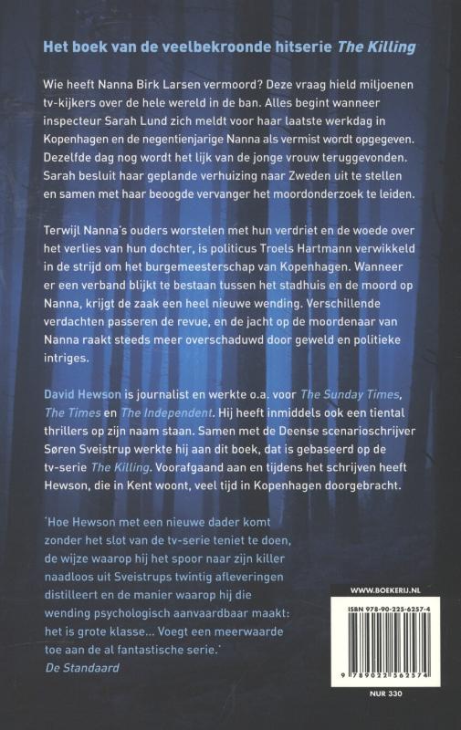Achterkant van De killing