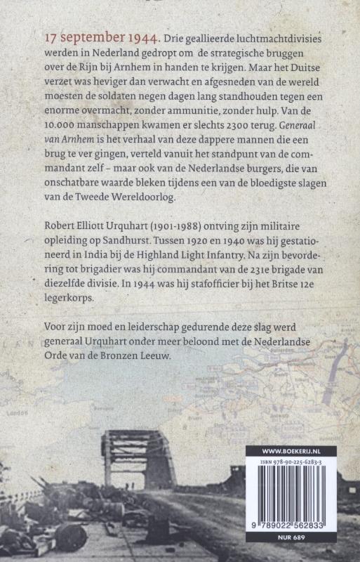 Achterkant van Generaal van Arnhem