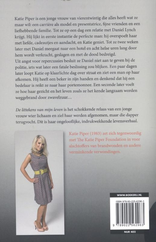 Achterkant van De littekens van mijn leven