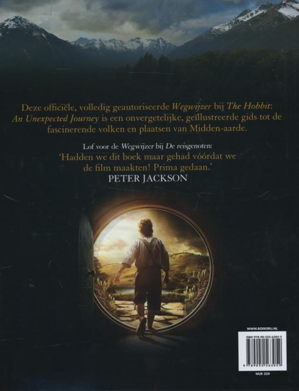 Achterkant van The hobbit wegwijzer