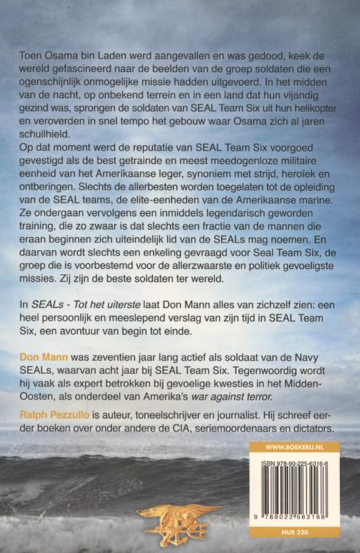 Achterkant van SEALs Tot het uiterste
