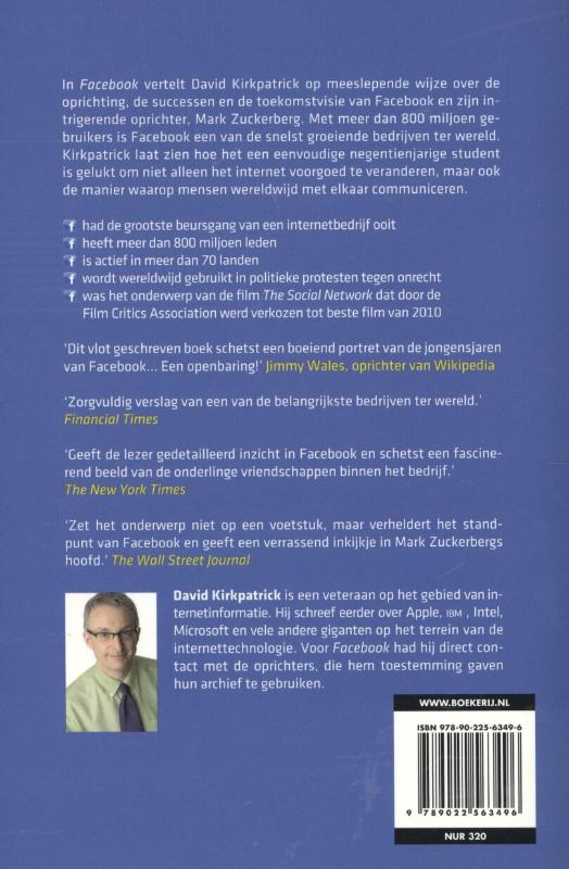 Achterkant van Facebook