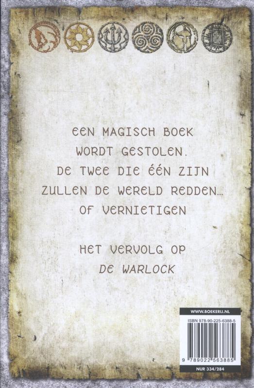Achterkant van De zieneres