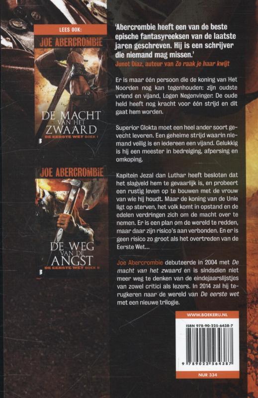 Achterkant van De val van een koning