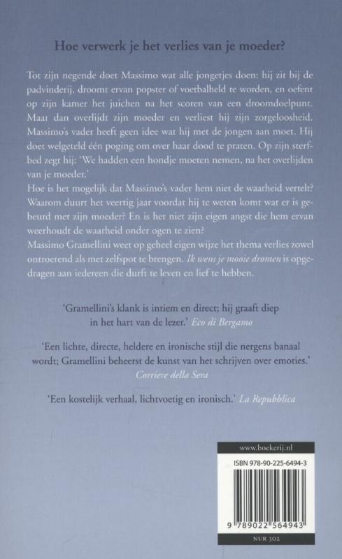 Achterkant van Ik wens je mooie dromen
