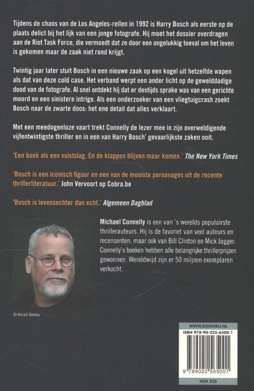 Achterkant van De zwarte doos